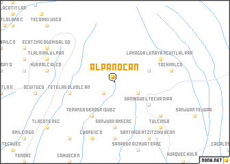 map of Alpanocan