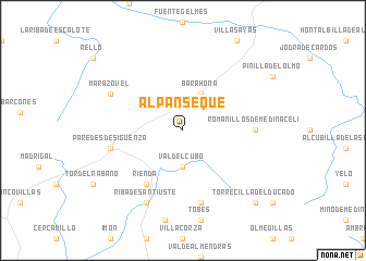 map of Alpanseque