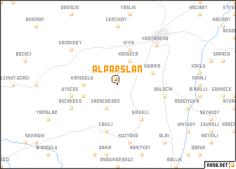 map of Alparslan