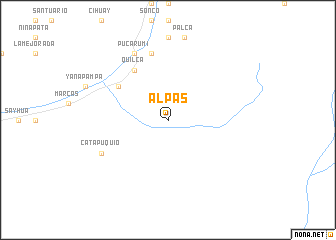 map of Alpas