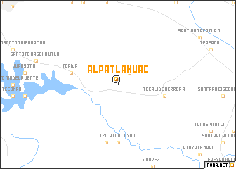 map of Alpatláhuac