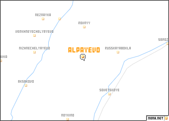 map of Alpayevo