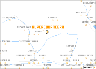 map of Alpe Acquanegra