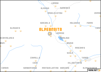 map of Alpe Braita