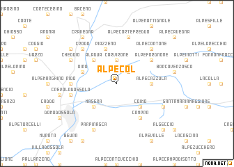 map of Alpe Col