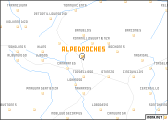 map of Alpedroches