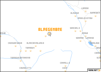 map of Alpe Gembrè