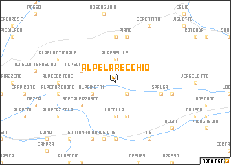 map of Alpe Larecchio