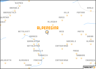 map of Alpe Regina