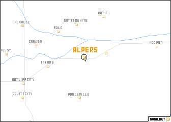 map of Alpers