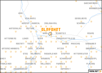 map of Alpfahrt