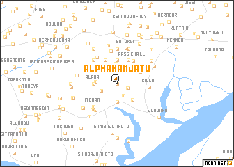 map of Alpha Hamjatu