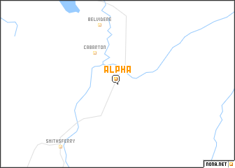 map of Alpha