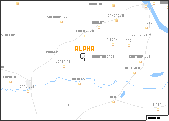 map of Alpha