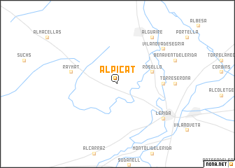 map of Alpicat