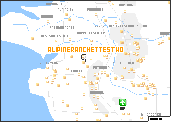 map of Alpine Ranchettes Two