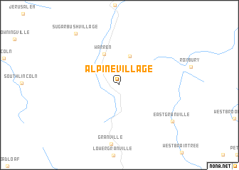 map of Alpine Village