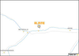 map of Alpine