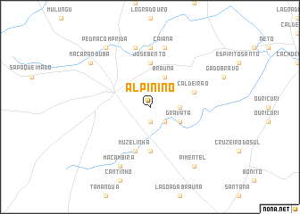 map of Alpinino