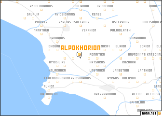 map of Alpokhórion