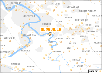 map of Alpsville