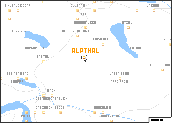 map of Alpthal
