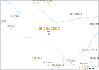 map of Alpujarra