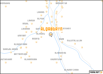 map of Al Qabḑayn