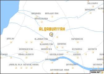 map of Al Qābūrīyah