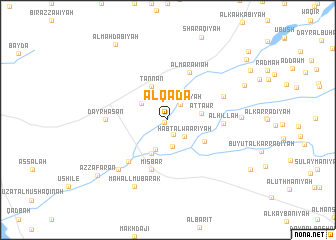 map of Al Qaḑāʼ