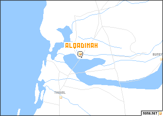 map of Al Qaḑīmah