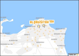 map of Al Qādisīyah