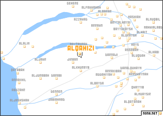 map of Al Qāḩizī