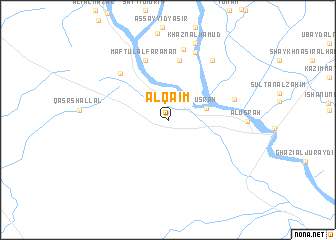 map of Al Qāʼim