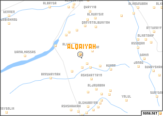 map of Al Qā‘īyah