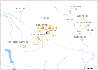 map of Al Qal‘ah