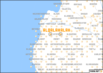 map of Al Qal‘ah