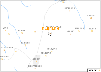 map of AlQal‘ah
