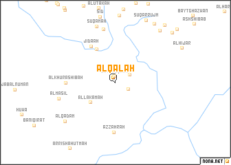 map of Al Qal‘ah