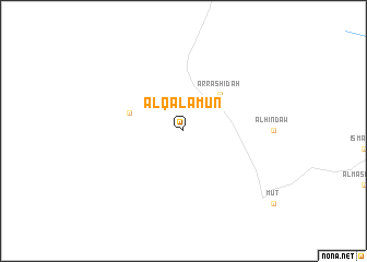 map of Al Qalamūn