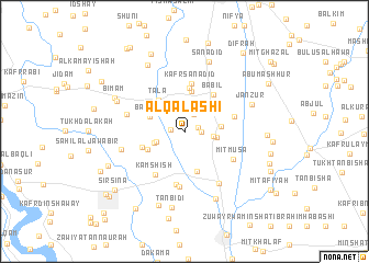 map of Al Qalashī