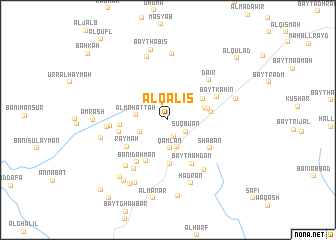 map of Al Qalīs