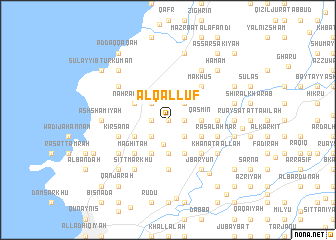 map of Al Qallūf