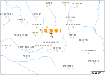 map of ‘Alqamah