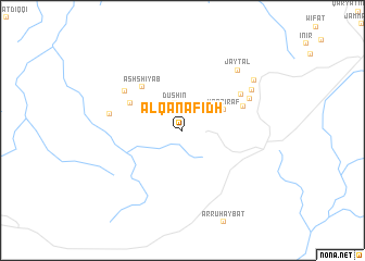 map of Al Qanāfidh