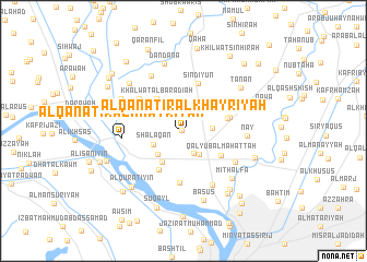 map of Al Qanāţir al Khayrīyah
