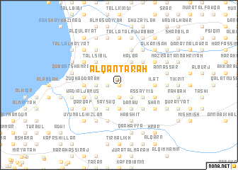 map of Al Qanţarah