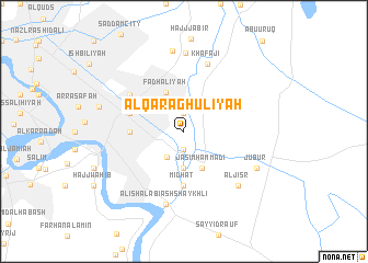 map of Al Qaraghūlīyah