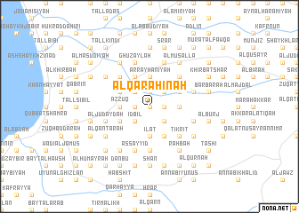 map of Al Qarāḩinah