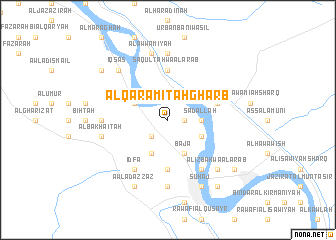 map of Al Qarāmiţah Gharb